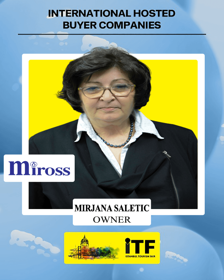 Miross at the prestige Istanbul Travel Fair